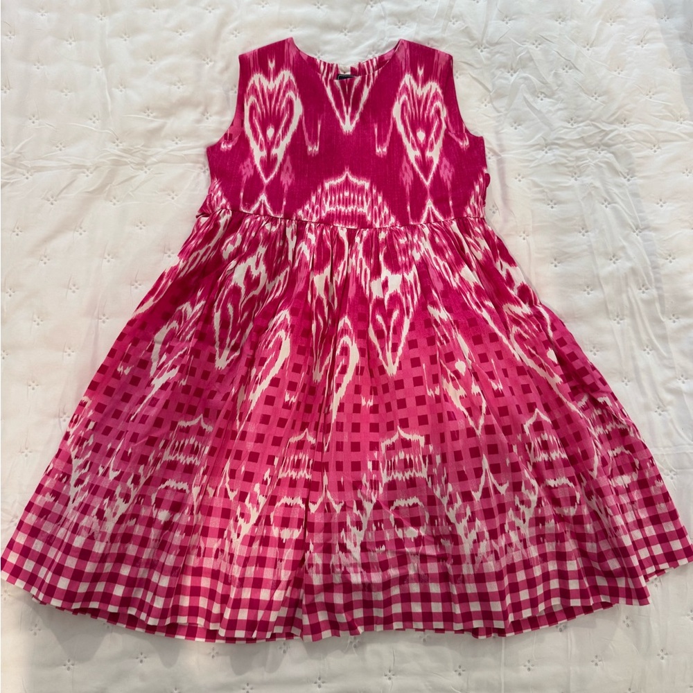NEW Oscar de la Renta Girl’s Pink Ikat Dress